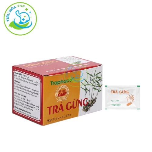 Trà Gừng Traphaco - Hộp 10 gói x 3g